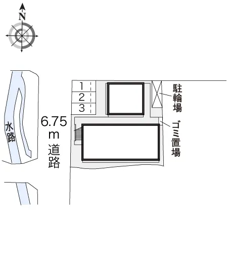 ★手数料０円★亀岡市千代川町小林　月極駐車場（LP）